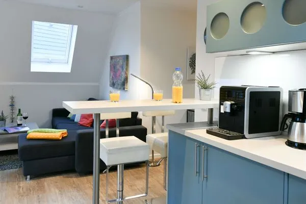 Küche / Küchenzeile Bootshaus in den Dünen - 4 Ferienwohnung Sonnendeck