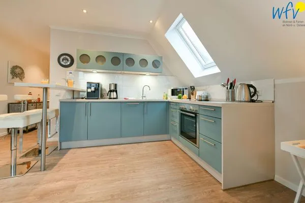 Küche / Küchenzeile Bootshaus in den Dünen - 4 Ferienwohnung Sonnendeck