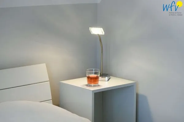 Schlafzimmer Bootshaus in den Dünen - 4 Ferienwohnung Sonnendeck