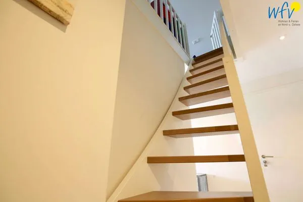 Treppe Bootshaus in den Dünen - 4 Ferienwohnung Sonnendeck