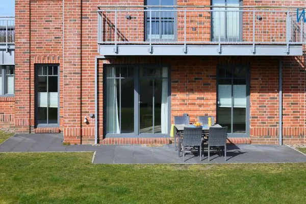 Terrasse Bootshaus in den Dünen - 5 Ferienwohnung Dünengeflüster
