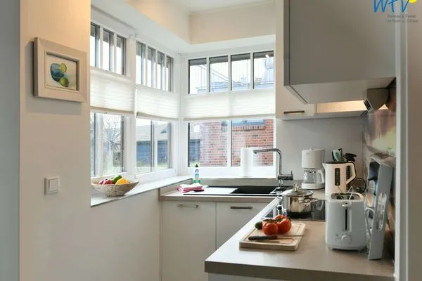 Küche / Küchenzeile Bootshaus in den Dünen - 5 Ferienwohnung Dünengeflüster