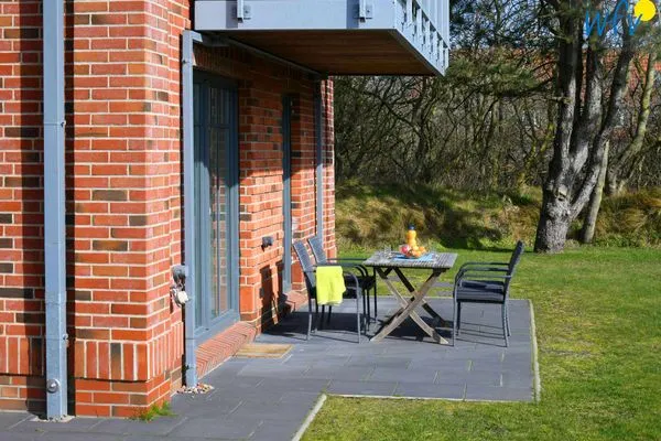 Terrasse Bootshaus in den Dünen - 5 Ferienwohnung Dünengeflüster