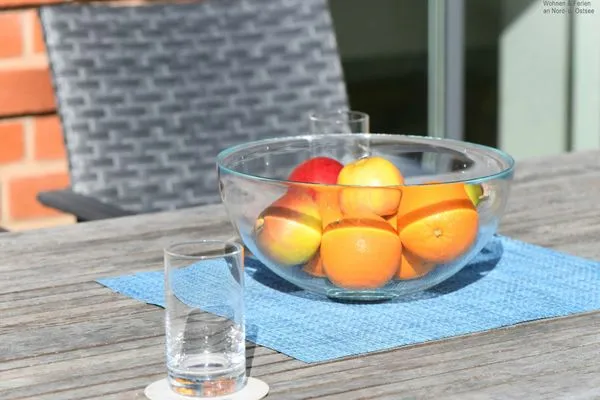 Terrasse Bootshaus in den Dünen - 5 Ferienwohnung Dünengeflüster