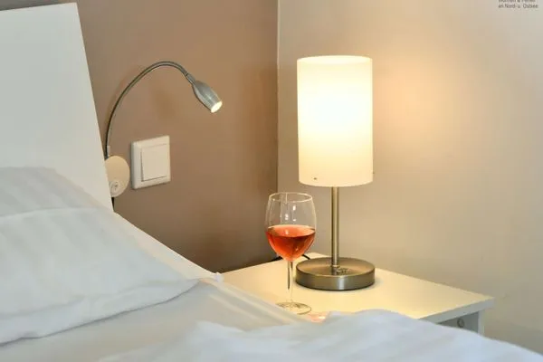 Schlafzimmer Bootshaus in den Dünen - 5 Ferienwohnung Dünengeflüster