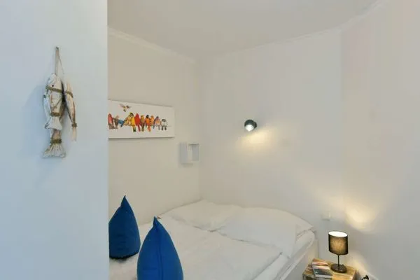 Schlafzimmer Bootshaus in den Dünen - 5 Ferienwohnung Dünengeflüster