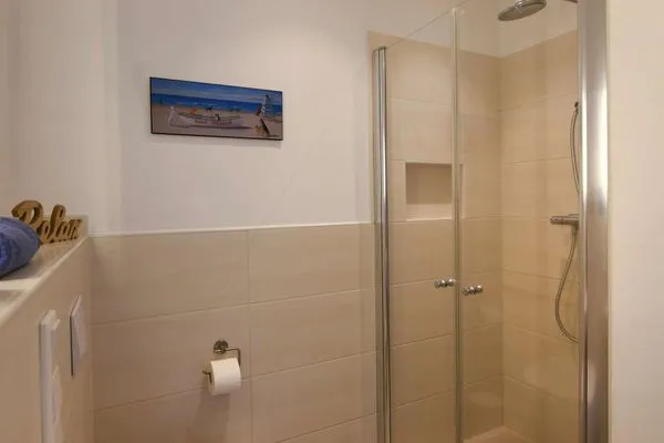 Badezimmer Bootshaus in den Dünen - 5 Ferienwohnung Dünengeflüster