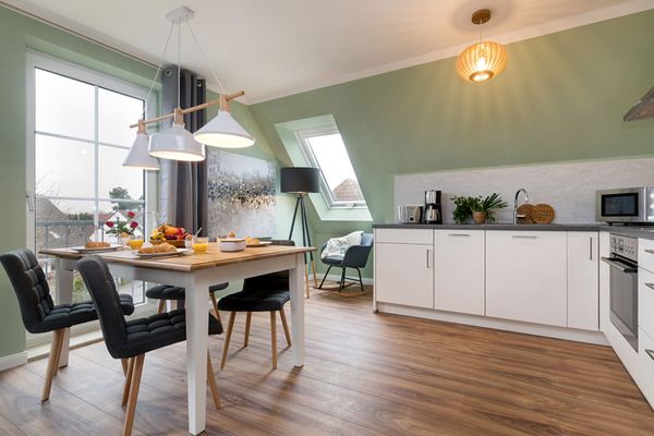  Lindenstraße 34 Wohnung Meeresrauschen Zingst - Küche / Küchenzeile