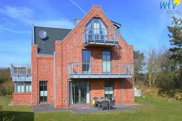 Hauptansicht Bootshaus in den Dünen - 5 Ferienwohnung Dünengeflüster