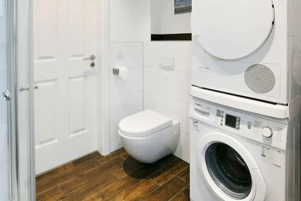 Badezimmer Bootshaus in den Dünen - 5 Ferienwohnung Strandgut