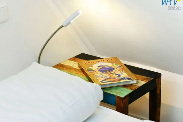 Schlafzimmer Bootshaus in den Dünen - 5 Ferienwohnung Strandgut