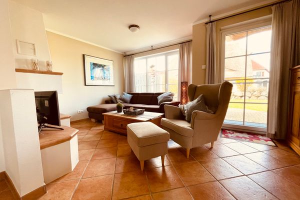  Mine-Heimat-Weg 10 Haus Kleines Leuchtfeuer Zingst - Wohnzimmer