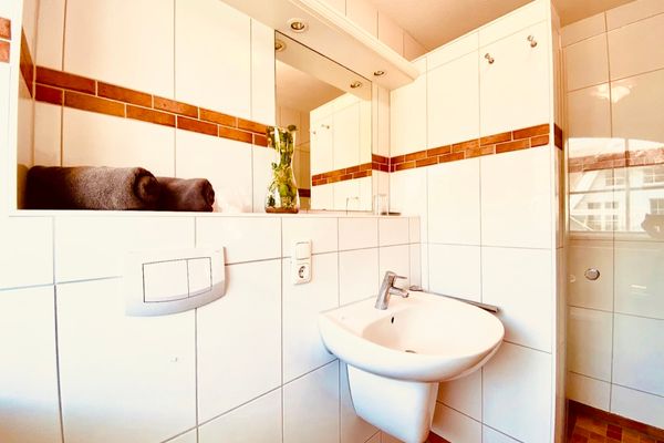  Mine-Heimat-Weg 10 Haus Kleines Leuchtfeuer Zingst - Badezimmer