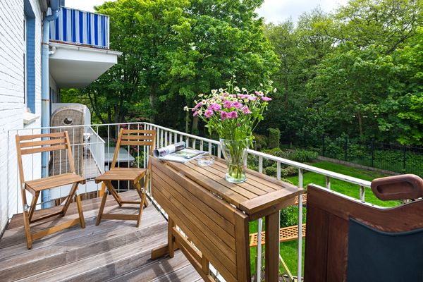  Haus Bielefeld Appartement 22 Norderney - Balkon