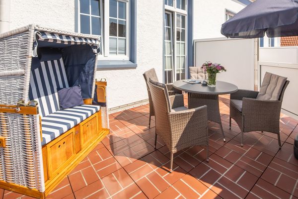  Haus Bielefeld Ferienwohnung 12  - Terrasse