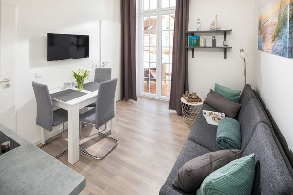  Haus Bielefeld Ferienwohnung 10 Norderney - Wohnzimmer