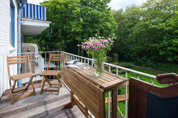  Haus Bielefeld Appartement 24 Norderney - Balkon