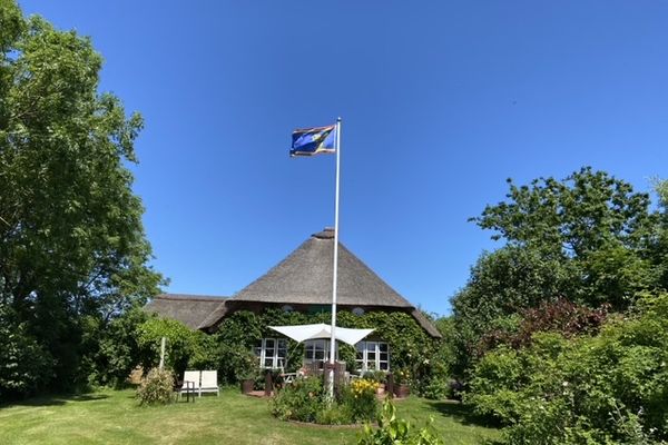  Friederikenhof Brösum - Gartenblick