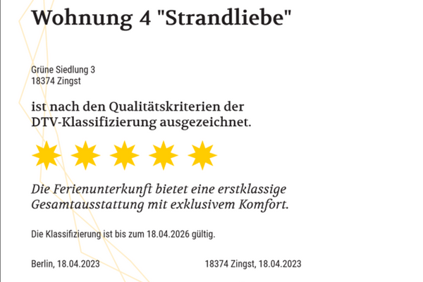  Grüne Siedlung 3 Wohnung Strandliebe Zingst - Dekoratives Detail