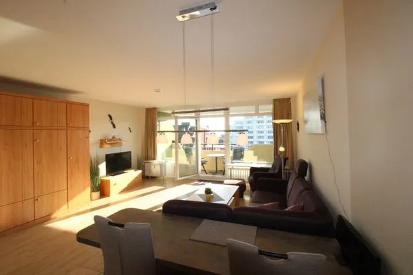 Wohnzimmer Panorama Whg 66, 4. OG