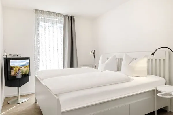 Schlafzimmer Landhaus Residenz Ostsee Silbermöwe