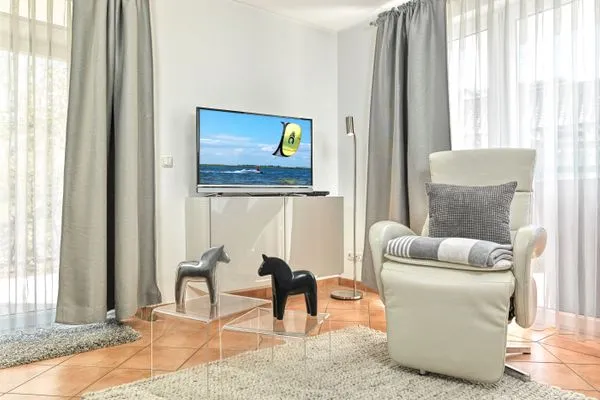 Wohnzimmer Landhaus Residenz Ostsee Silbermöwe