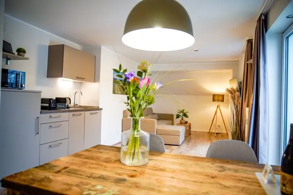 Wohnzimmer Smart Resorts Haus Opal Ferienwohnung 406