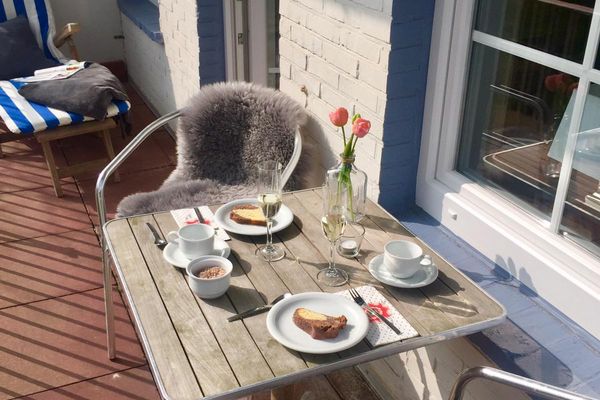  Haus Bielefeld Ferienwohnung 20 Norderney - Balkon