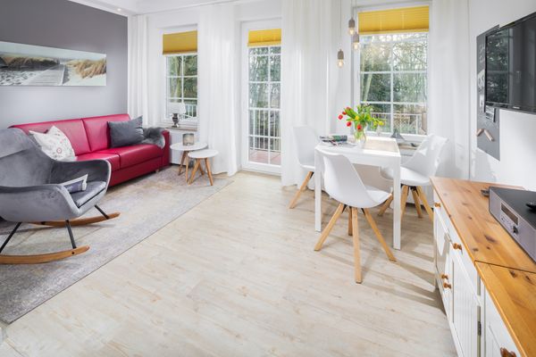  Haus Bielefeld Ferienwohnung 20 Norderney - Wohnzimmer