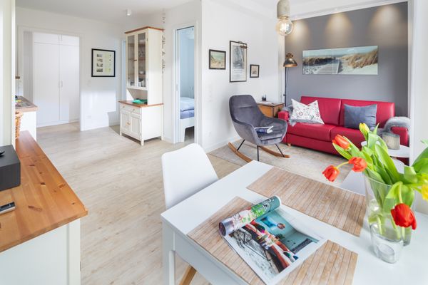  Haus Bielefeld Ferienwohnung 20 Norderney - Wohnzimmer