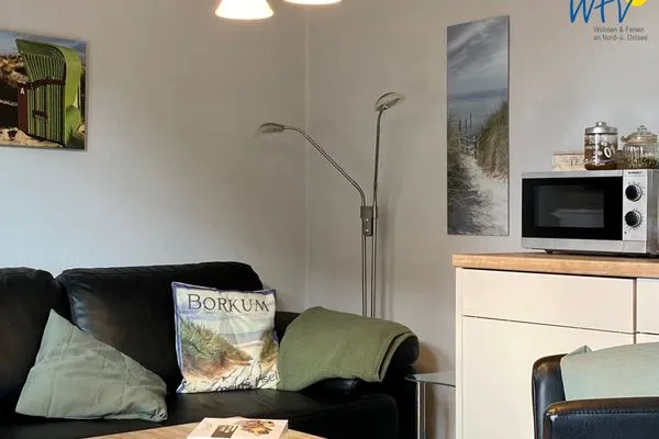Wohnzimmer Haus Delphin Ferienwohnung 2
