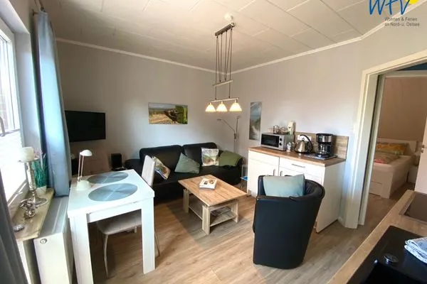 Wohnzimmer Haus Delphin Ferienwohnung 2