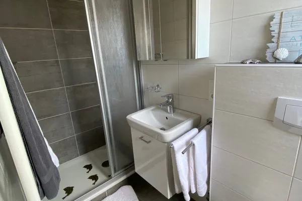 Badezimmer Haus Delphin Ferienwohnung 2
