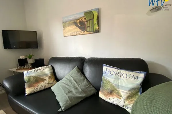 Wohnzimmer Haus Delphin Ferienwohnung 2