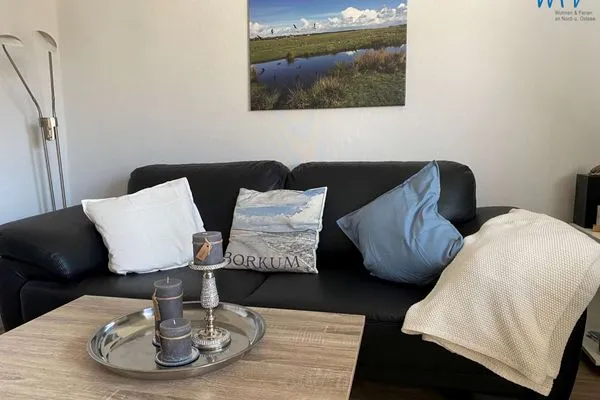 Wohnzimmer Haus Delphin Ferienwohnung 1