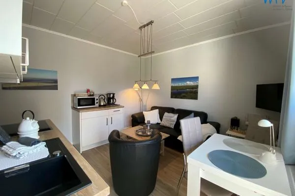 Wohnzimmer Haus Delphin Ferienwohnung 1