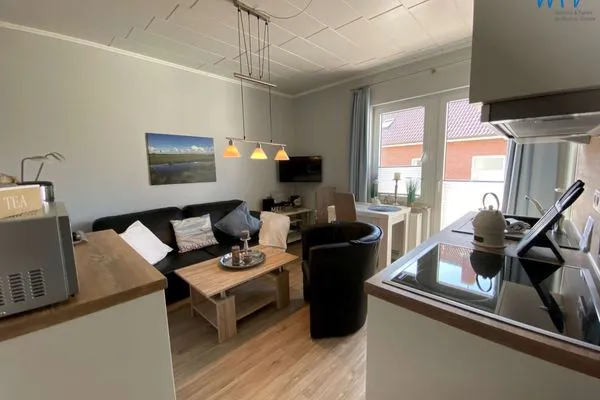 Wohnzimmer Haus Delphin Ferienwohnung 1