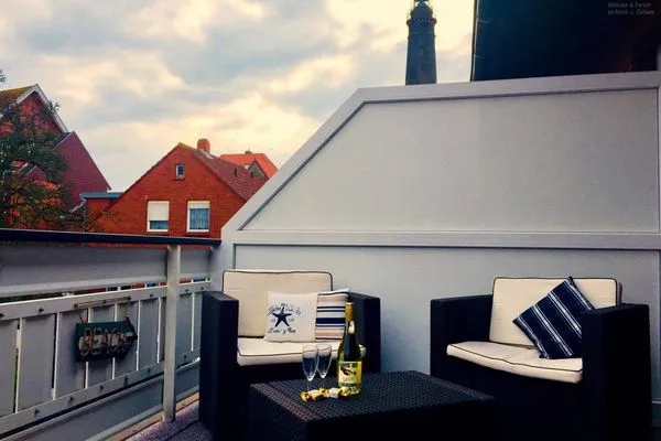 Balkon Haus Delphin Ferienwohnung 1