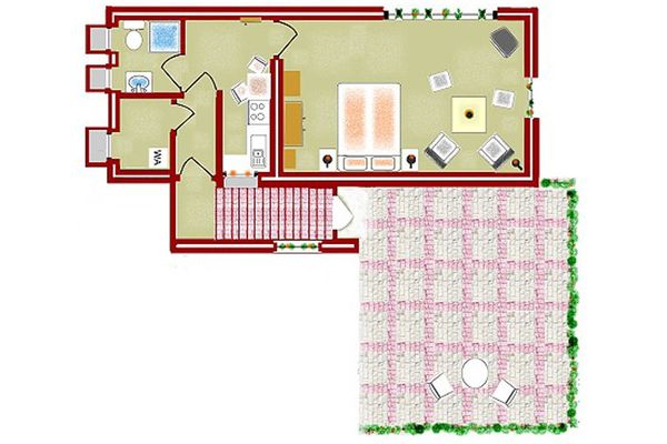 Ferienhaus Schipper Silberdistel Norderney - Grundriss