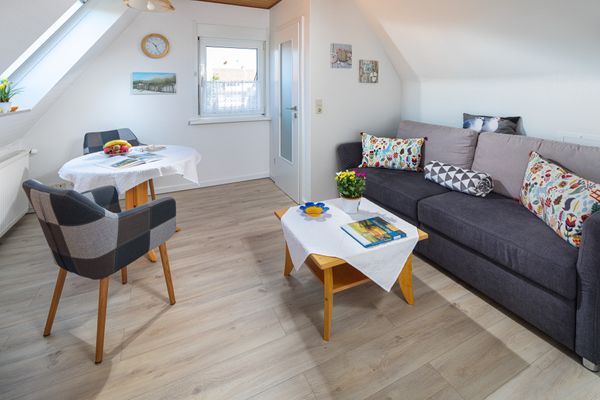 Ferienhaus Schipper Dünenrose Norderney - Wohnzimmer