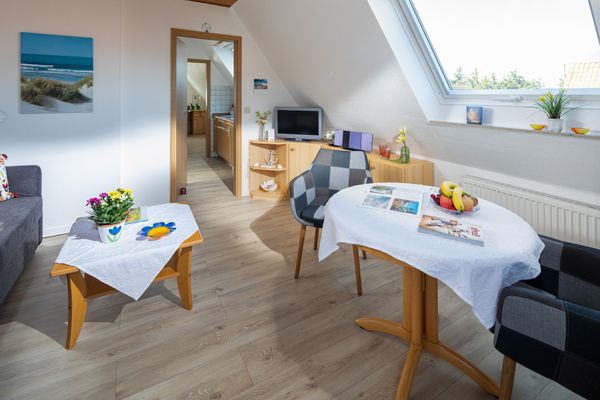  Ferienhaus Schipper Dünenrose Norderney - Wohnzimmer