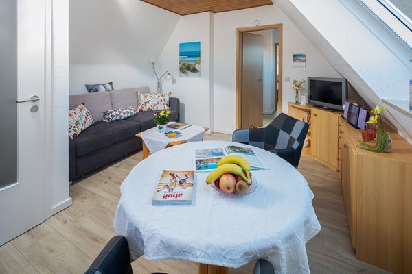  Ferienhaus Schipper Dünenrose Norderney - Wohnzimmer