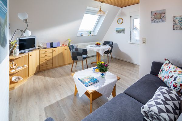  Ferienhaus Schipper Dünenrose Norderney - Wohnzimmer