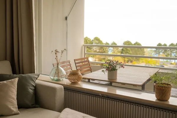 Balkon Ferienpark Sierksdorf meerwärts