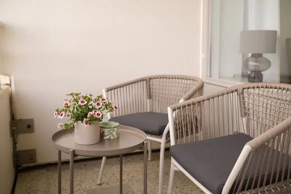 Balkon Ferienpark Sierksdorf meerwärts