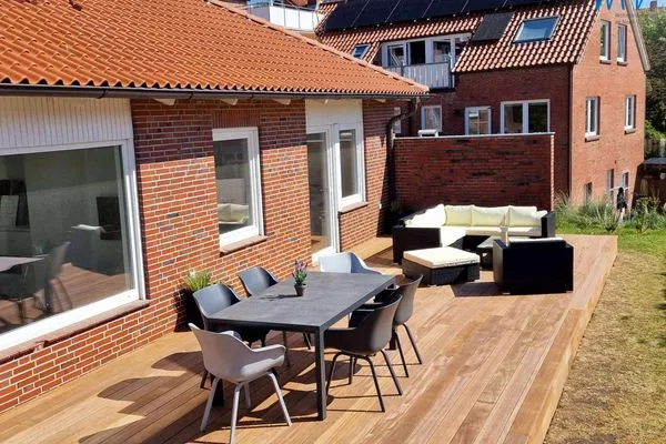 Terrasse Bungalow Hasela Bungalow Hasela mit Workation