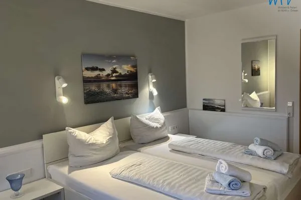 Schlafzimmer Appartement-Haus Regina Ferienwohnung  Nordlicht