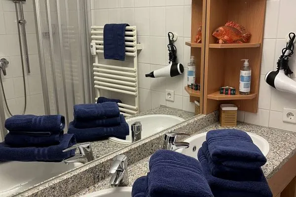 Badezimmer Appartement-Haus Regina Ferienwohnung  Nordlicht