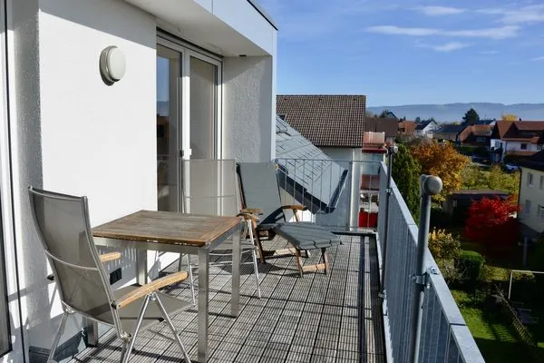 Multi-Fewo Haus Obere Ebenhalde Ferienwohnung 180 Grad Wasserburg - Aussicht