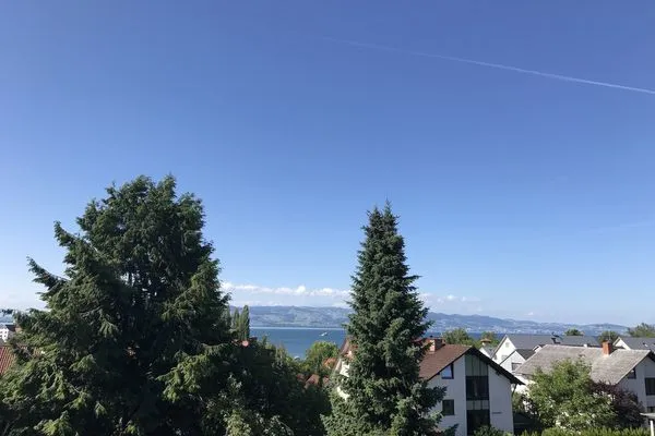 Multi-Fewo Haus Obere Ebenhalde Ferienwohnung 180 Grad Wasserburg - Balkon mit Seesicht